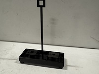 Ca. 15x kaarsenstandaard, zwart - afbeelding 1 van  5