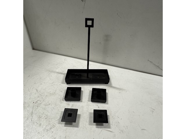 Ca. 15x kaarsenstandaard, zwart - afbeelding 4 van  5