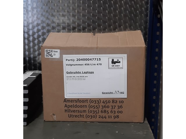 Ca. 15x laptop, dell, o.a. latitude 5410 - afbeelding 4 van  13