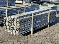 Ca. 15x o-roostervloer, layher, allround | 257x32 cm, in transportbok