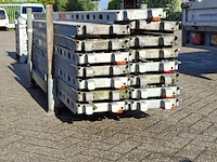 Ca. 15x o-roostervloer, layher, allround | 257x32 cm, in transportbok - afbeelding 2 van  7