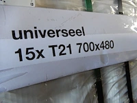 Ca. 15x paneelradiator, brugman, universeel compact, wit, t21 700x480 - afbeelding 4 van  4