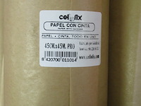 Ca. 15x rollen afplakpapier met taperand cellofix - afbeelding 2 van  2