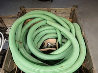 Ca. 15x spiraal slang met 5x slangkoppelingen, 63mm inwendig - afbeelding 2 van  5