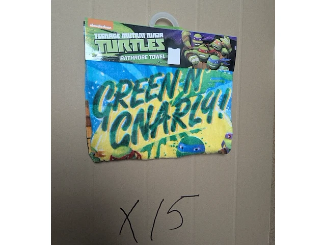 Ca. 15x strandlaken, ninja turtles, 50 x 100 - afbeelding 2 van  2