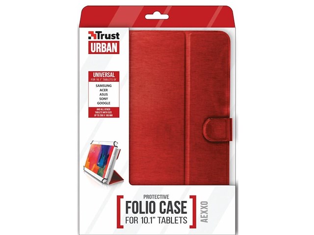 Ca. 15x universele tablet hoes 10.1 inch trust, aexxo, rood - afbeelding 1 van  3