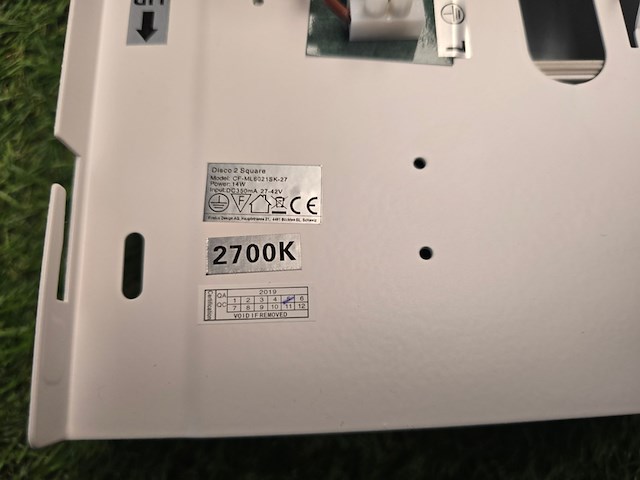 Ca. 15x wand plafondlamp led firalux, cf-ml8021sk-27, wit - afbeelding 5 van  7