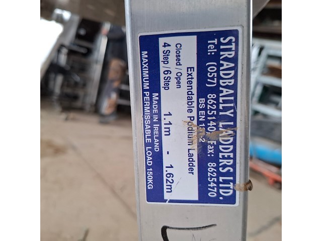 Ca 15x werktrap met bordes, o.a. stradbally - afbeelding 8 van  10