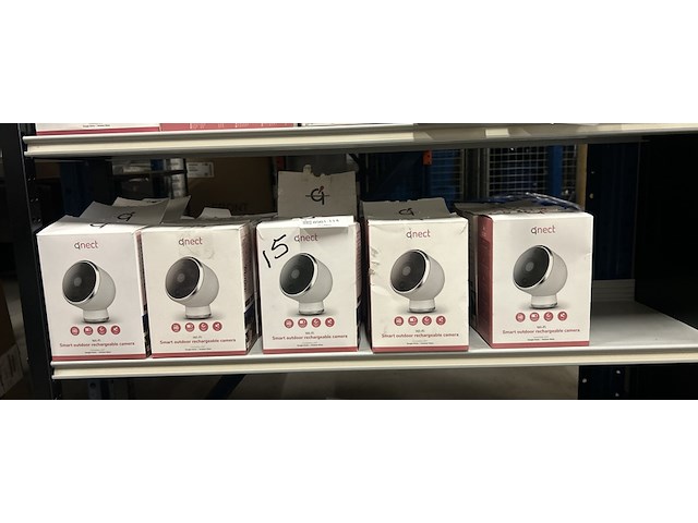 Ca. 15x wi-fi smart outdoor camera oplaadbaar qnect - afbeelding 1 van  3