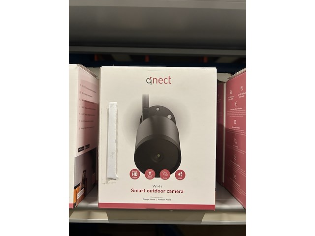 Ca. 15x wi-fi smart outdoor camera qnect - afbeelding 6 van  8
