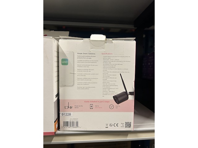 Ca. 15x wi-fi smart outdoor camera qnect - afbeelding 8 van  8