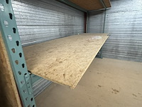 Ca. 16 meter grootvakstelling en divers gedemonteerde stellingen hovuma, groen - afbeelding 6 van  7