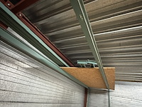 Ca. 16 meter grootvakstelling en divers gedemonteerde stellingen hovuma, groen - afbeelding 7 van  7