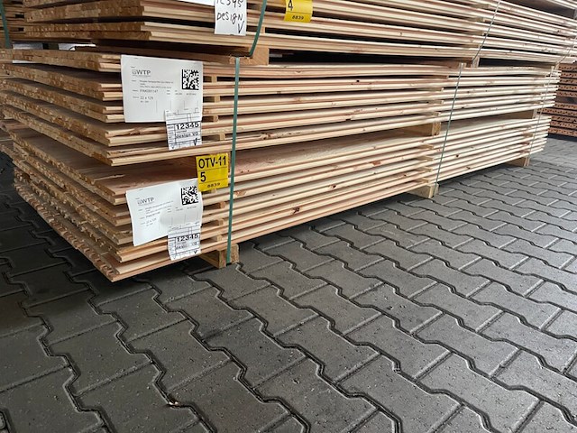 Ca. 160x douglas design- triple- deens profiel, 18x142mm, lengte 300cm - afbeelding 4 van  4