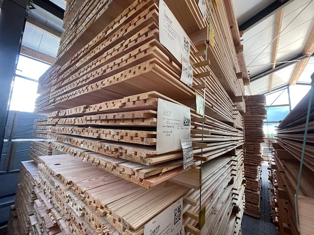 Ca. 160x douglas design- triple- deens profiel, 18x142mm, lengte 300cm - afbeelding 4 van  4