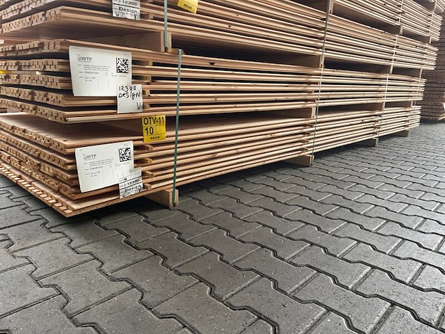 Ca. 160x douglas design- triple- deens profiel, 18x142mm, lengte 400cm - afbeelding 4 van  4