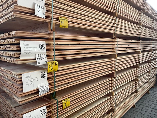 Ca. 160x douglas design- triple- deens profiel, 18x142mm, lengte 500cm - afbeelding 4 van  4