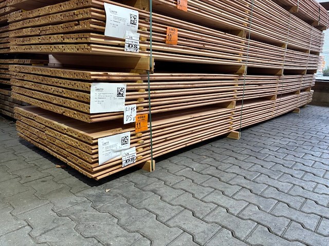 Ca. 160x douglas design- triple- deens profiel, 18x142mm, lengte 500cm - afbeelding 4 van  4