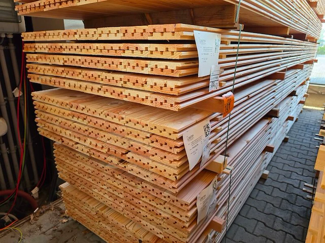 Ca. 160x douglas design- triple- deens profiel, 22x142mm, lengte 500cm - afbeelding 4 van  4