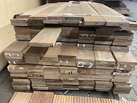 Ca. 160x ipé country grade planken geschaafd , 21x120mm, lengte 6/95cm, 56/125cm, 98/155cm - afbeelding 3 van  3