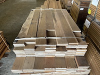 Ca. 160x ipé planken geschaafd country grade, 21x120mm, lengte 6/95cm, 56/125cm, 98/155cm - afbeelding 1 van  3