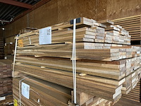 Ca. 160x ipé planken geschaafd country grade, 21x120mm, lengte 6/95cm, 56/125cm, 98/155cm - afbeelding 2 van  3