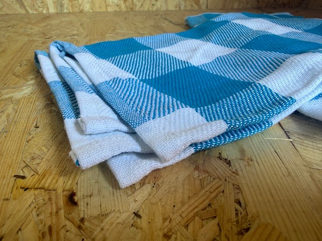 Ca. 160x professionele horeca theedoek acr triple star, blauw - afbeelding 2 van  4