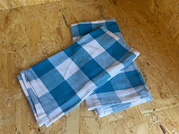 Ca. 160x professionele horeca theedoek acr triple star, blauw - afbeelding 1 van  4