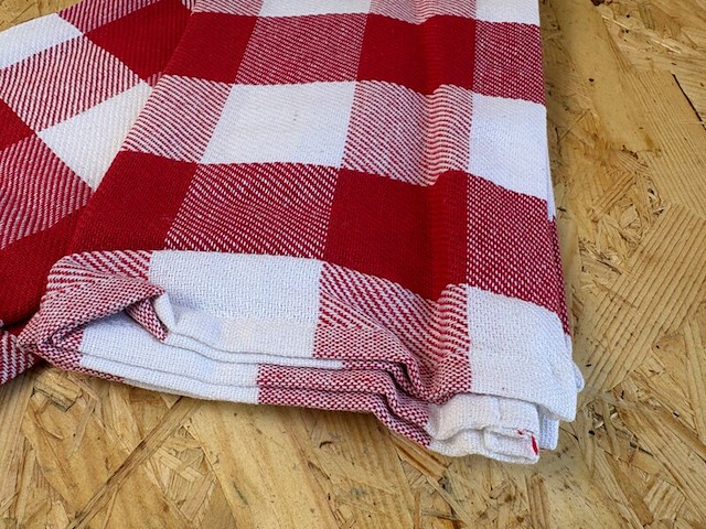 Ca. 160x professionele horeca theedoek acr triple star, rood - afbeelding 2 van  4