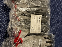 Ca. 160x werkhandschoenen, ruskin, grijs - afbeelding 3 van  4