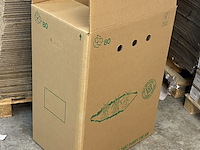 Ca. 165x grote verzenddozen euro 80 dubbelgolf, bruin - afbeelding 2 van  3