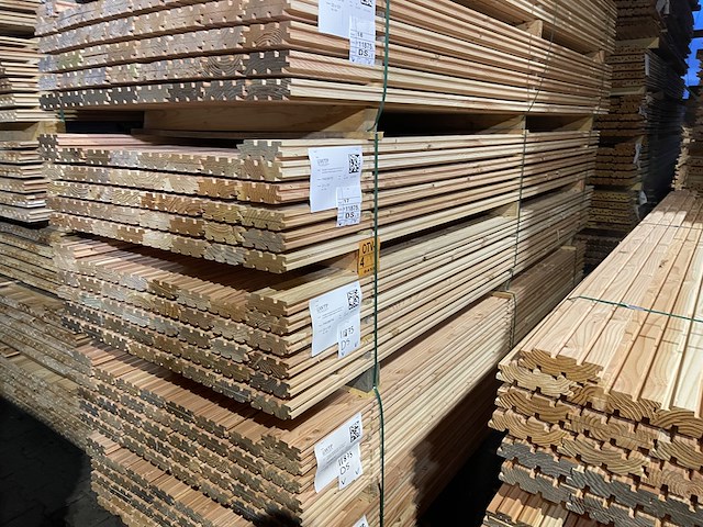 Ca. 168x douglas design- triple- deens profiel, 22x142mm, lengte 300cm - afbeelding 4 van  4