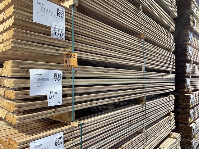 Ca. 168x douglas design- triple- deens profiel, 22x142mm, lengte 300cm - afbeelding 4 van  4