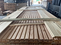 Ca. 168x douglas design- triple- deens profiel, 22x142mm, lengte 400cm - afbeelding 1 van  4