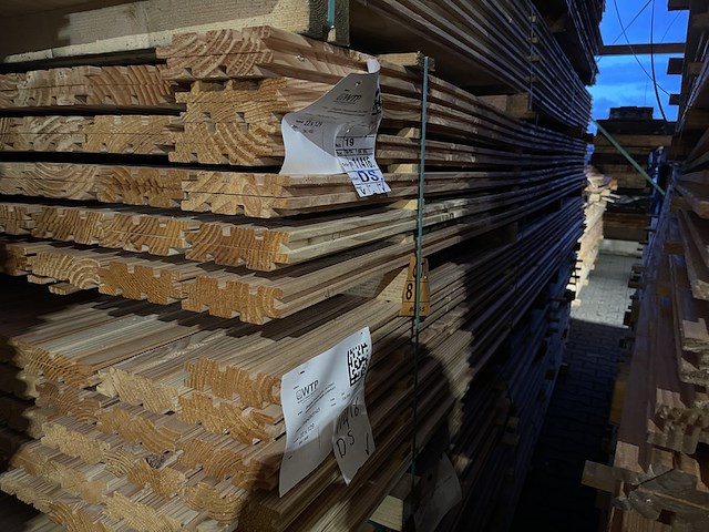 Ca. 168x douglas design- triple- deens profiel, 22x142mm, lengte 400cm - afbeelding 4 van  4