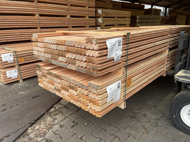 Ca. 168x douglas design- triple- deens profiel, 22x142mm, lengte 400cm - afbeelding 4 van  4