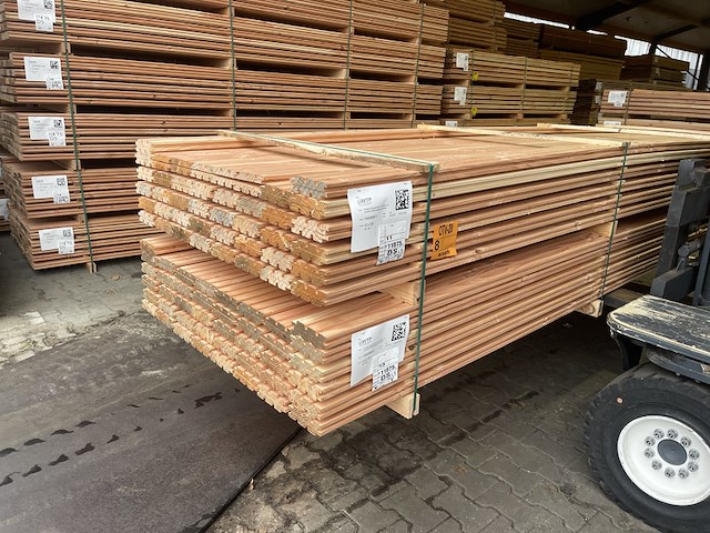 Ca. 168x douglas design- triple- deens profiel, 22x142mm, lengte 400cm - afbeelding 4 van  4