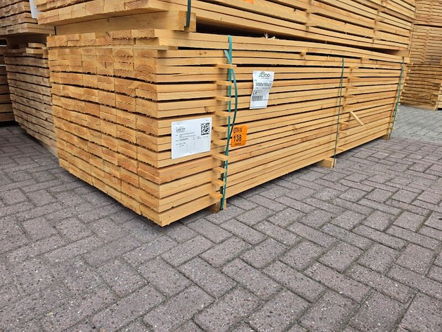 Ca. 168x douglas planken fijnbezaagd, 25x150mm, lengte 300cm - afbeelding 4 van  4