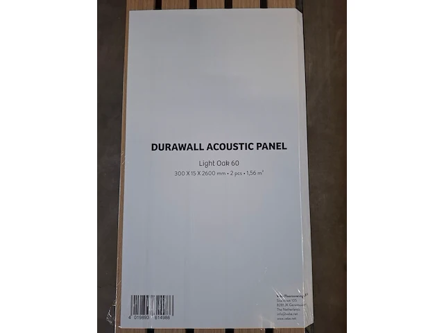 Ca 16x akoestisch paneel durawall, light oak - afbeelding 3 van  3