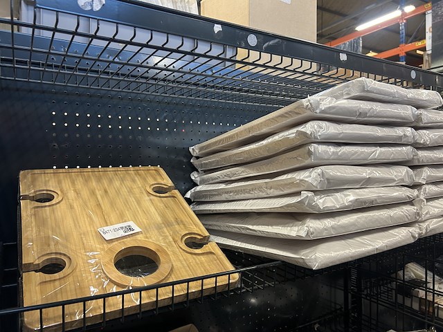 Ca. 16x bamboe wijntafel - afbeelding 3 van  4