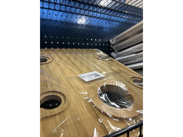 Ca. 16x bamboe wijntafel - afbeelding 4 van  4