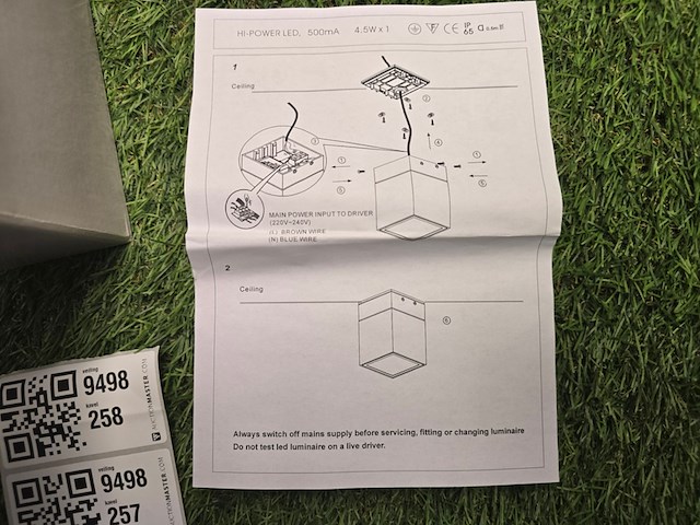 Ca. 16x buitenverlichting firalux, md-6613n1-led, grijs - afbeelding 7 van  7
