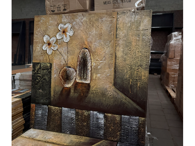 Ca. 16x canvas schilderij modern 80x80 - afbeelding 6 van  6