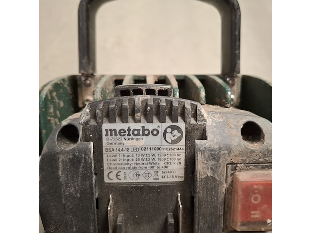 Ca. 16x divers accu/elektrisch/pneumatisch gereedschap metabo, diverse modellen - afbeelding 20 van  24