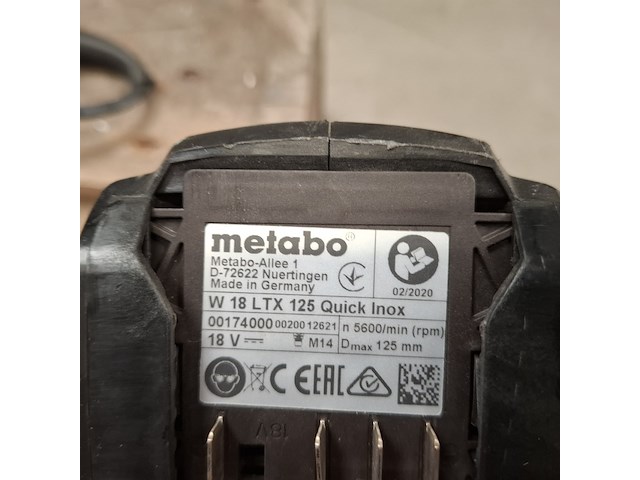 Ca. 16x divers accu/elektrisch/pneumatisch gereedschap metabo, diverse modellen - afbeelding 4 van  24