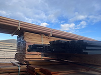 Ca. 16x douglas design- triple- deens profiel zwart, 22x142mm, lengte 500cm - afbeelding 3 van  3