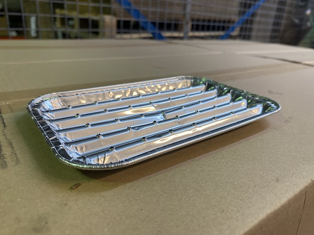 Ca. 16x dozen a 1260 stuks aluminium grillschalen, zilver - afbeelding 2 van  4