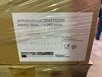 Ca. 16x dozen a 1260 stuks aluminium grillschalen, zilver - afbeelding 4 van  4