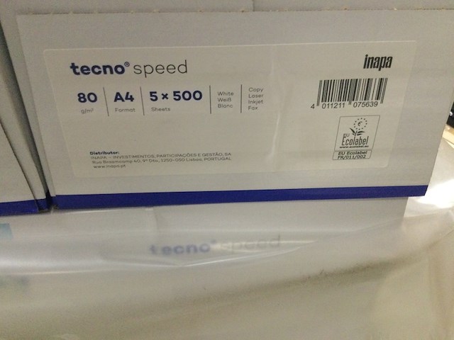 Ca. 16x dozen kopieerpapier inapa, techno speed, wit - afbeelding 3 van  3