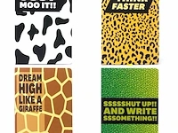 Ca. 16x grappige notitieblokken, dieren